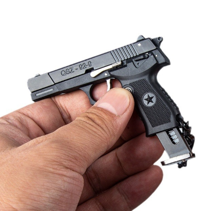 1:3 Shell QSZ92 semi-alloy model toy grab metal decoration key chain pendant