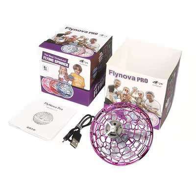 Fingertip flying ball spin sensor aircraft