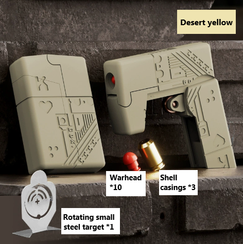 edc decompressed toy shell throwing toy gun alloy