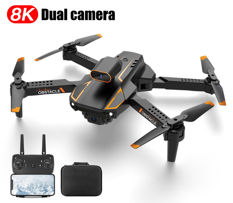 Obstacle avoidance drone, children's fall-resistant remote control helicopter, 8k high-definition aerial photography aircraft
