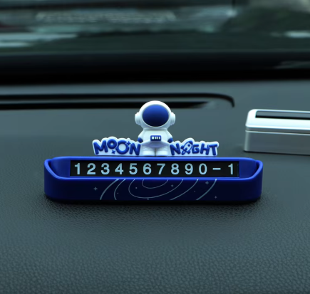 Astronaut Car-styling Telephone Number Plate