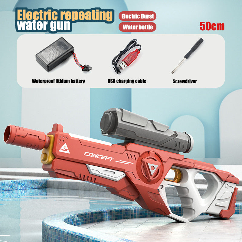 AUG electric burst toy water gun p90