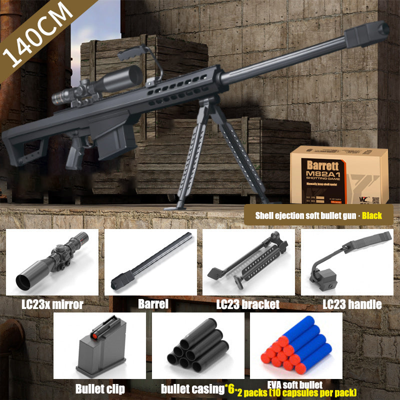 Oversized nylon sniper rifle Barrett sniper soft bullet gun