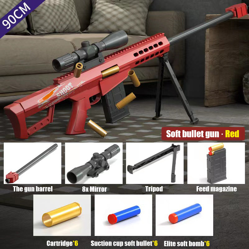 Barrett sniper soft bullet gun AWM children adult boy toy gun