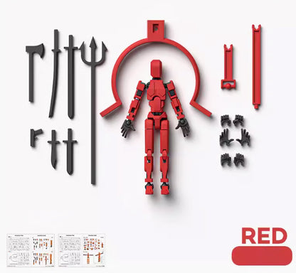 Multi-jointed movable magnetic figure