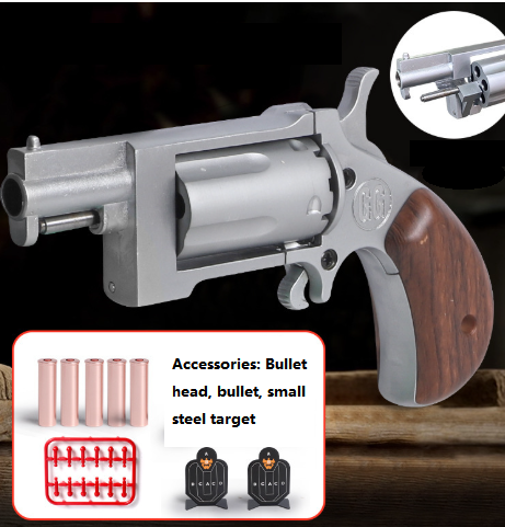 Alloy folding shell left-wheel mechanical model boy toy gun