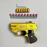 Nueva pistola de juguete Nerf Cop 357 de cuádruple disparo 