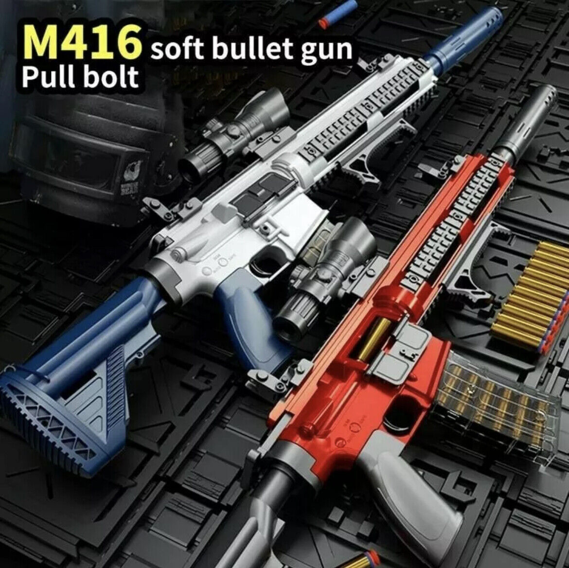 M416 manual EVA soft bullet assembled assault rifle