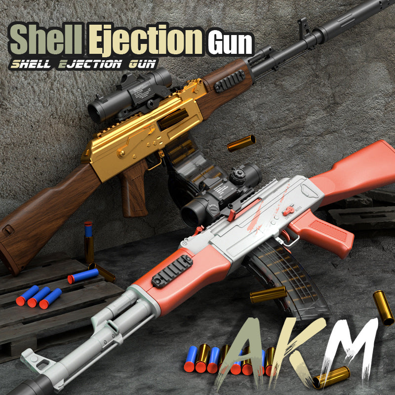 AKM ejection soft bullet gunner self-integrated electric burst