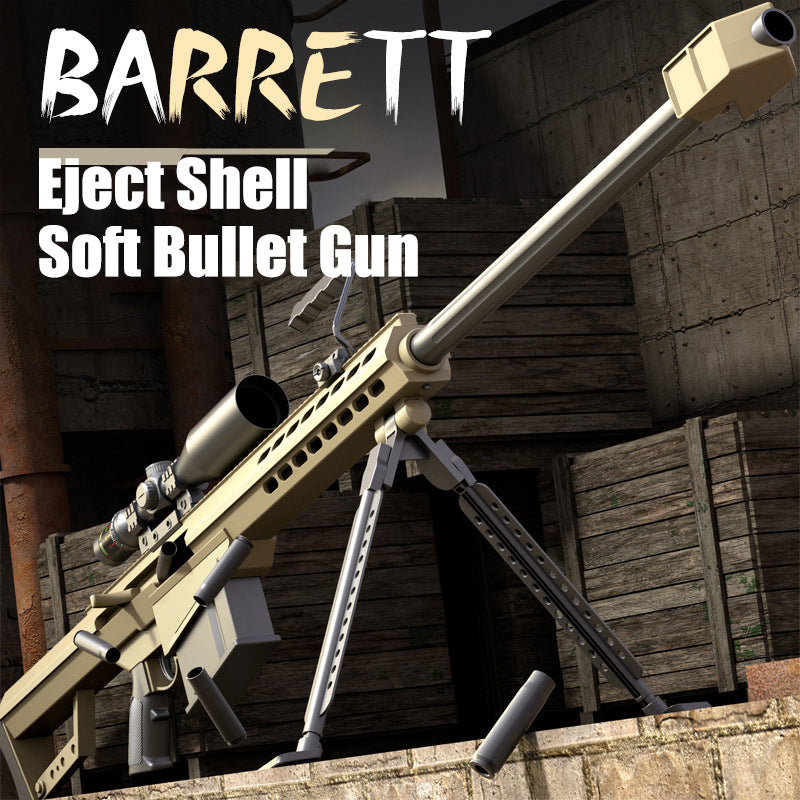 Oversized nylon sniper rifle Barrett sniper soft bullet gun