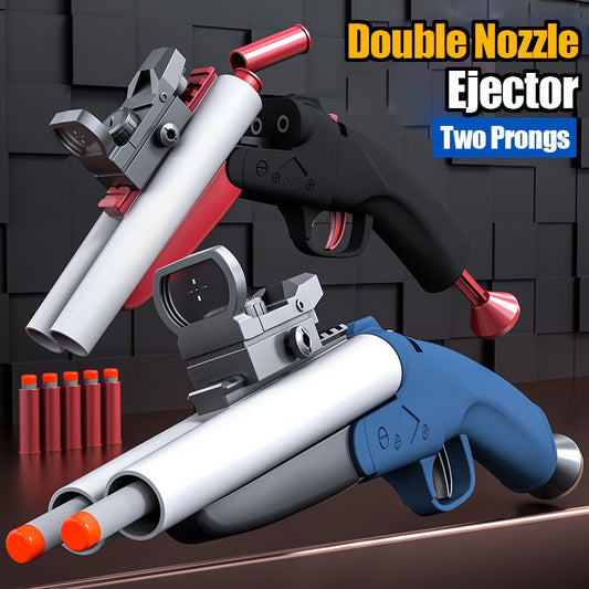 Double barrel shotgun shell ejection soft shot gun manual