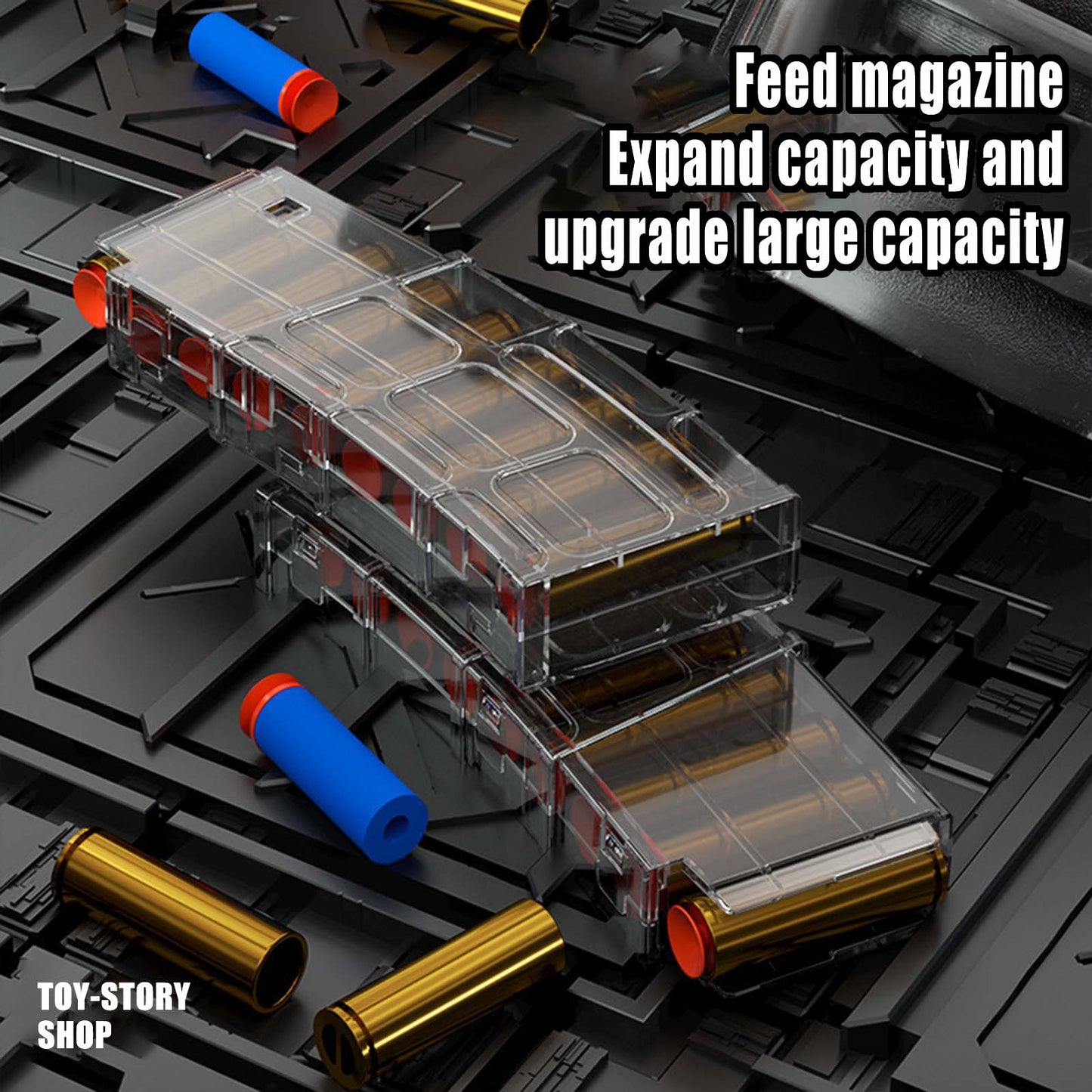 M416 Manual EVA Soft Bullet doble revista expulsar Shell niño niños ensamblado pistola de juguete juguetes para niños y adultos 