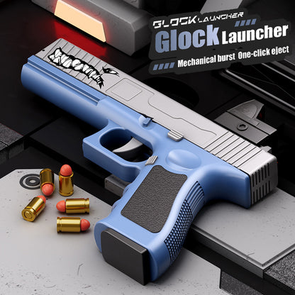 Glock-pistola de juguete táctica para niños, arma de bala suave con ráfaga de concha, juguete para adultos 