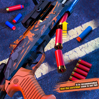 Shotgun XM1014 manual pull bolt can launch soft bullet toy gun
